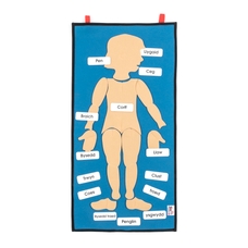 My Body: Welsh Vocabulary Wall Hanging